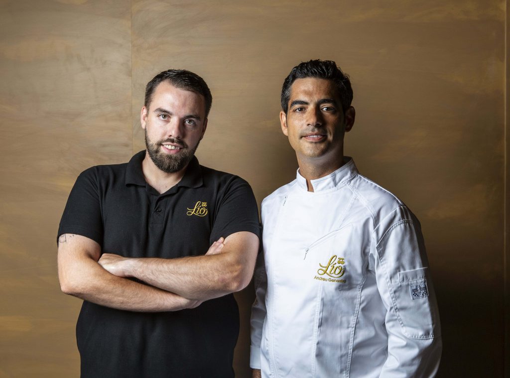 Andreu Genestra y Felip Moreno estarán al frente
de la gastronomía de Lío Mallorca