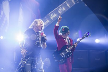 xwjyk2kjejb6xc2uhyx7iwmuyy Axl Rose actúa con AC/DC en Columbus, Ohio, en 2016.